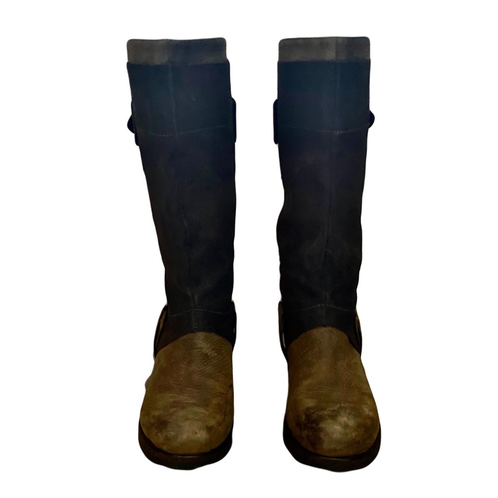 VERA WANG Leather Boots, Made in Italy - Size 9.5